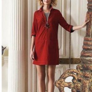 Anthro Odille Fire Warmed Corduroy Dress Size 0